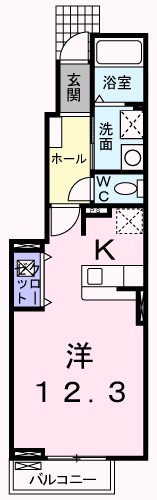 ラルジュ　フォンテーヌⅠ 間取り図