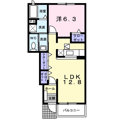 サンセールⅣ 間取り図