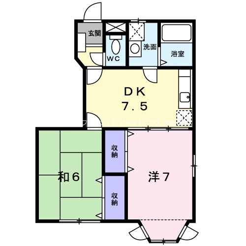 メゾン・プランティーク 間取り図