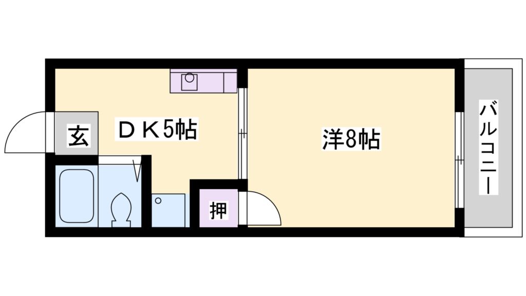 サングレース荒井 間取り図
