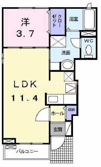 サンパティーク 間取り図