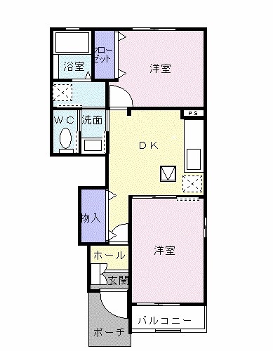 ミルト　田中元 間取り図