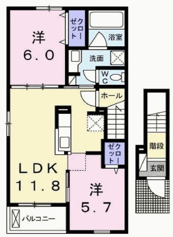 エヴィメリアⅡ 間取り図