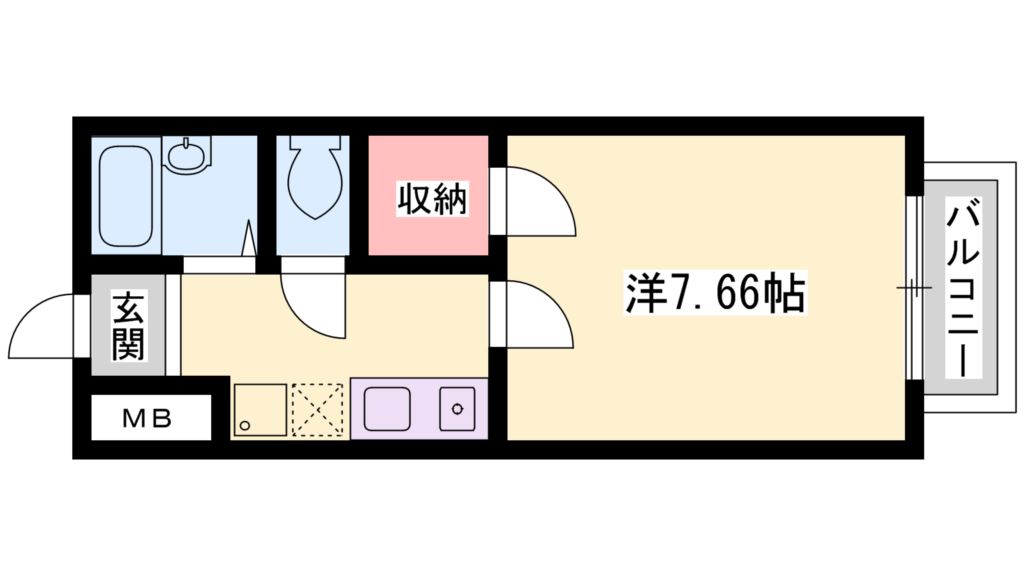 アメニティコート伊保崎 間取り図