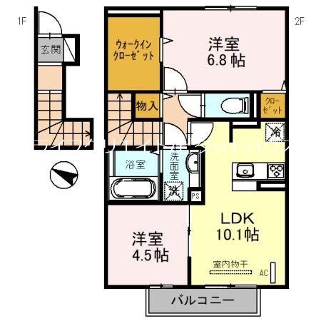 パークハイム七番館 間取り図