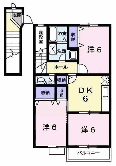 グリーンハイツ稲美野I 間取り図