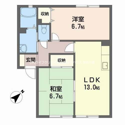 山手ビバリーヒルズ 間取り図