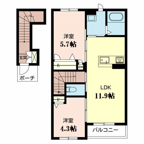 豊永レジデンス 間取り図