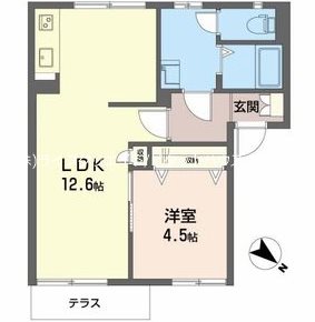 フレグランス志染  間取り図