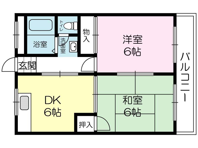 エスポワールささゆり 間取り図