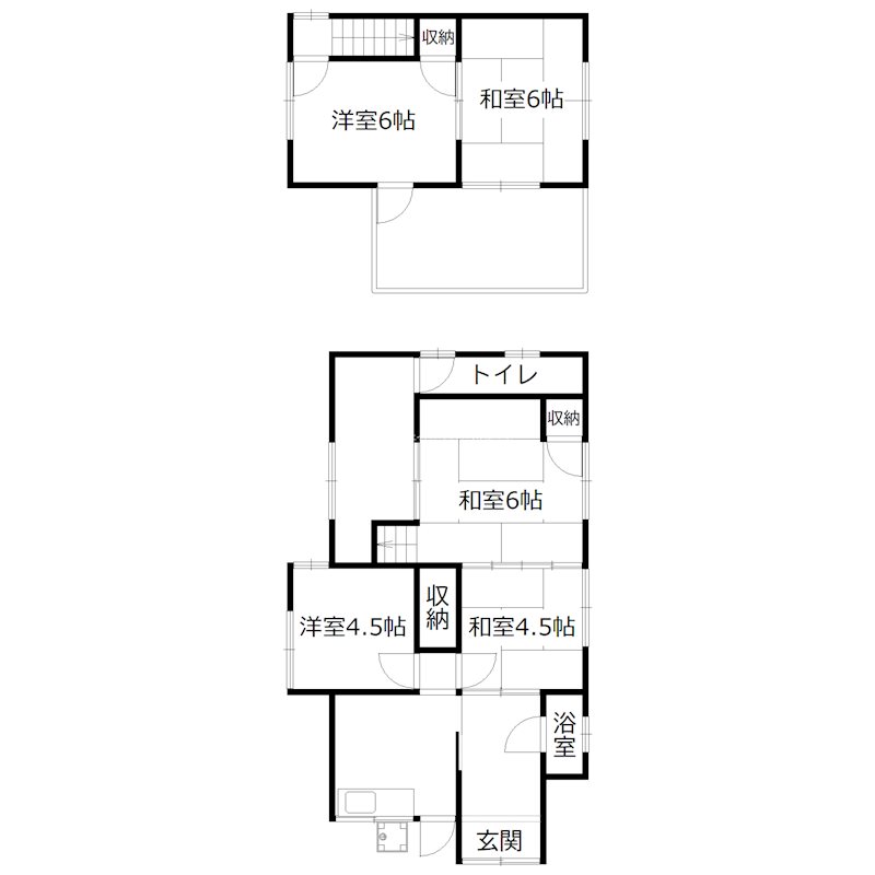 高砂市曽根町戸建 間取り図