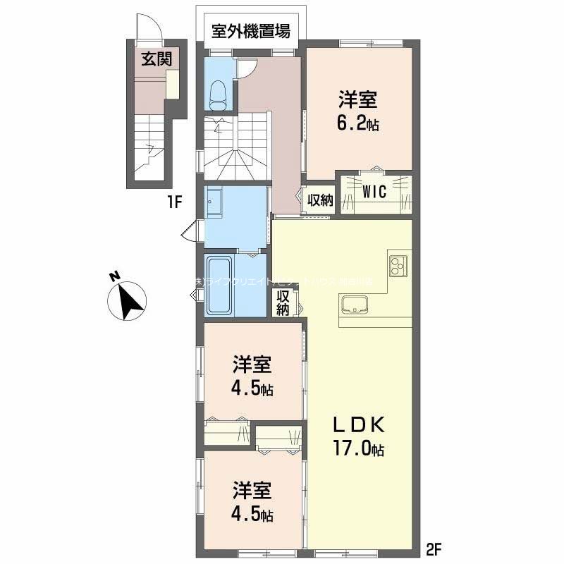 間取り メゾンドソラⅢ 間取り図