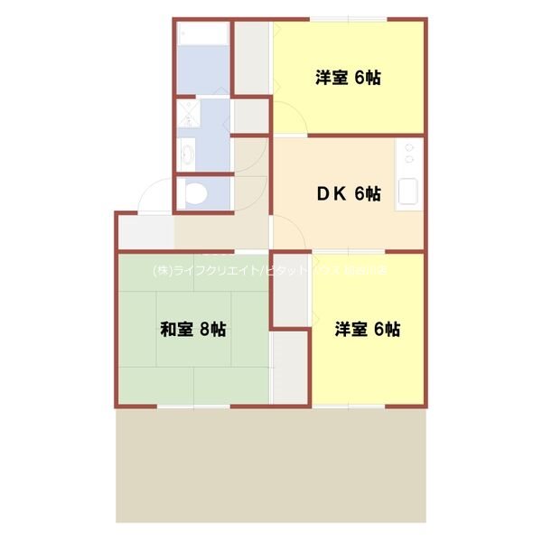 D&amp;rsquo;Flats宝殿 間取り図
