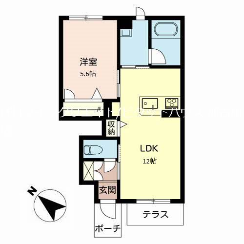 カーサグラス　シュデステ  間取り図