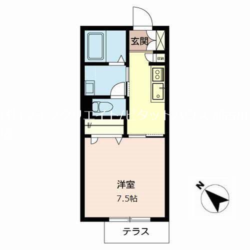 インステージ（Ｉｎ　ｓｔａｇｅ）繁昌Ⅱ　 間取り図
