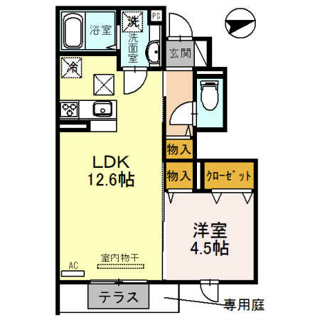 サニーDハウス芝町　イースト 間取り図