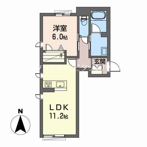 ビューテラス　イズミ 間取り図
