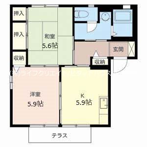 フォレスタ森本Ⅱ 間取り図