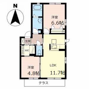 メゾン萩原  間取り図