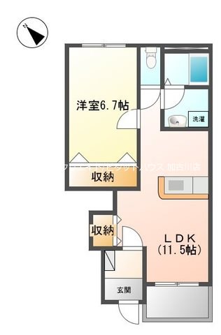 シルフィード三木  間取り図