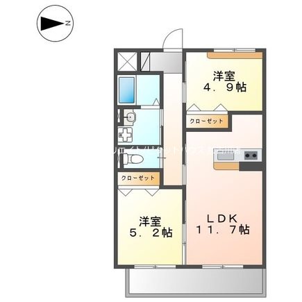 間取り メゾン・ド・ミレ・オ 間取り図