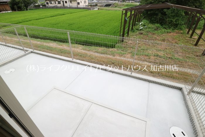 リバーサイドテラス　B棟 ベランダ