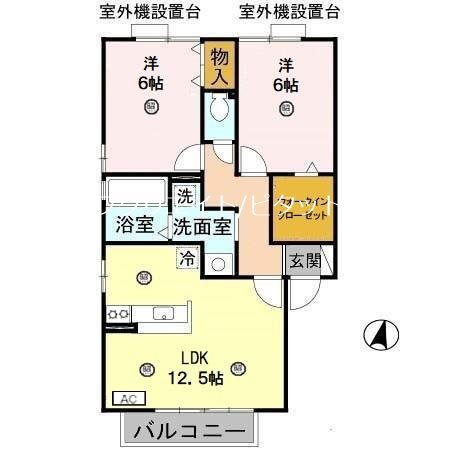 ヒルサイドテラス　Ｂ棟 間取り図