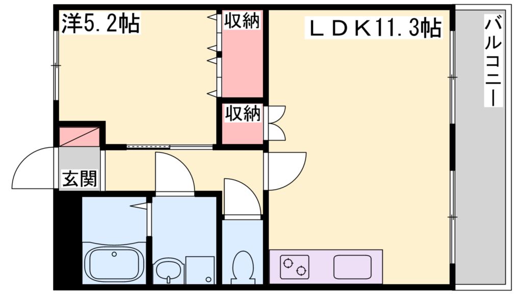 フラワーヒル 間取り図