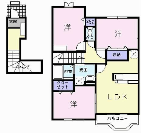 グラディートI 間取り図