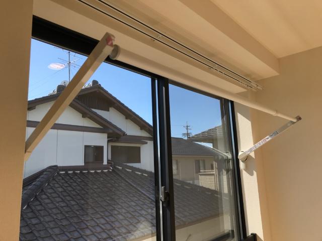 高砂市米田町米田新築アパート ベランダ