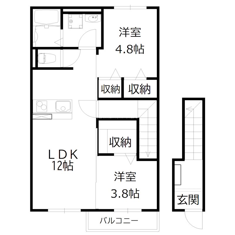 FLEUR de LIEN Ⅰ 間取り図