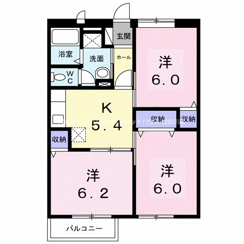 エスポワール21Ａ 間取り図