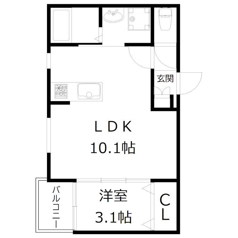 ヴィクトリアレジデンス高砂 間取り図