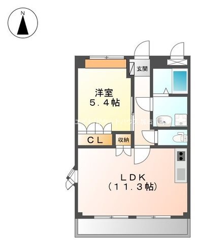 サンフィット 間取り図