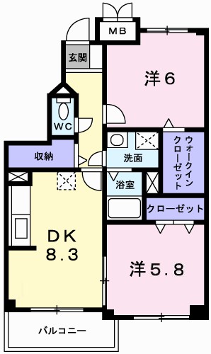 セイント・サチ 間取り図