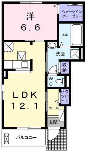 メイベリーナⅡ 間取り図