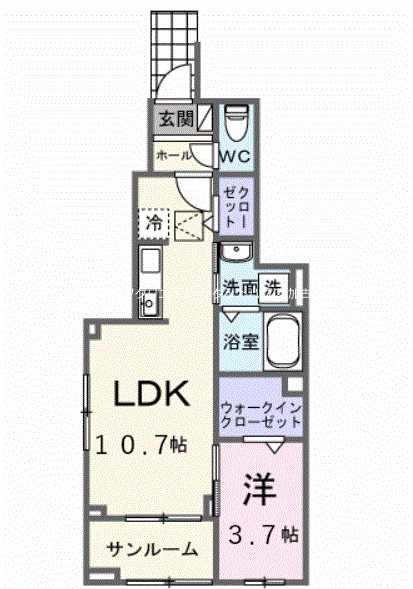 グラン　イリーデ  間取り図