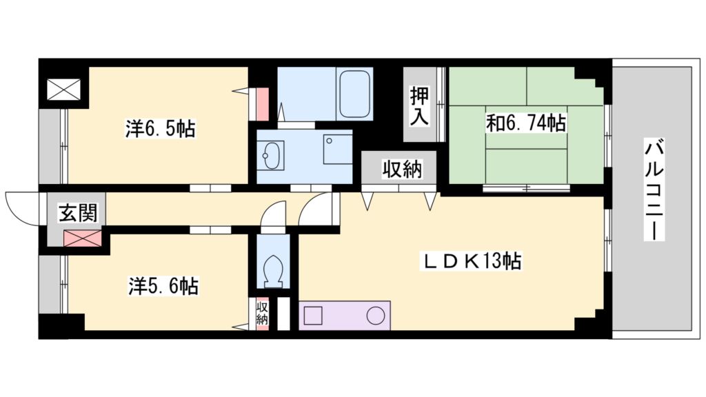 レジデンス・ドゥ・ミル・ドゥ  間取り図