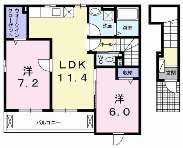 ブライト　ボナール 間取り図