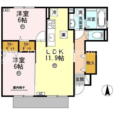 間取り リシェスコート 間取り図