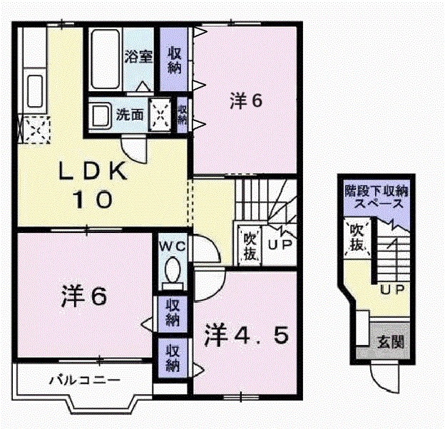 クレール 間取り図