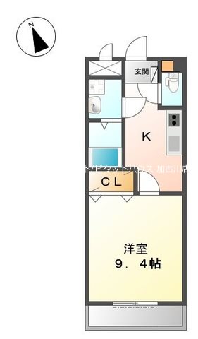イースト・ヒルズ 間取り図
