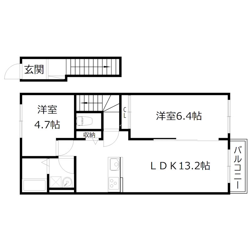 CASA dear 間取り図