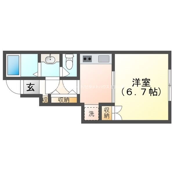 サンフォルテ三木西 間取り図