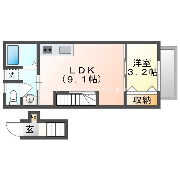 サンフォルテ三木西 間取り図