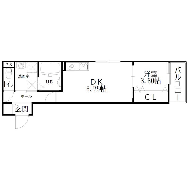 ジュネスMimi東加古川 間取り図