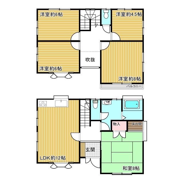 美乃利戸建 間取り図