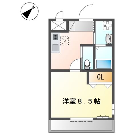 フルール宝殿 間取り図