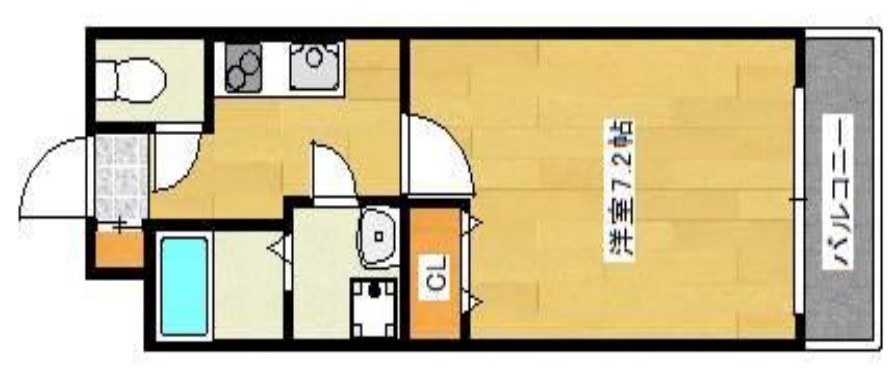 リープラス小野駅前 間取り図