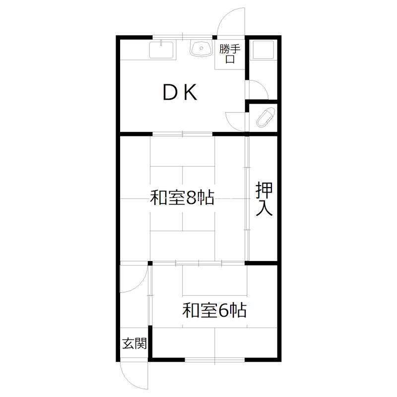 堀井荘 間取り図